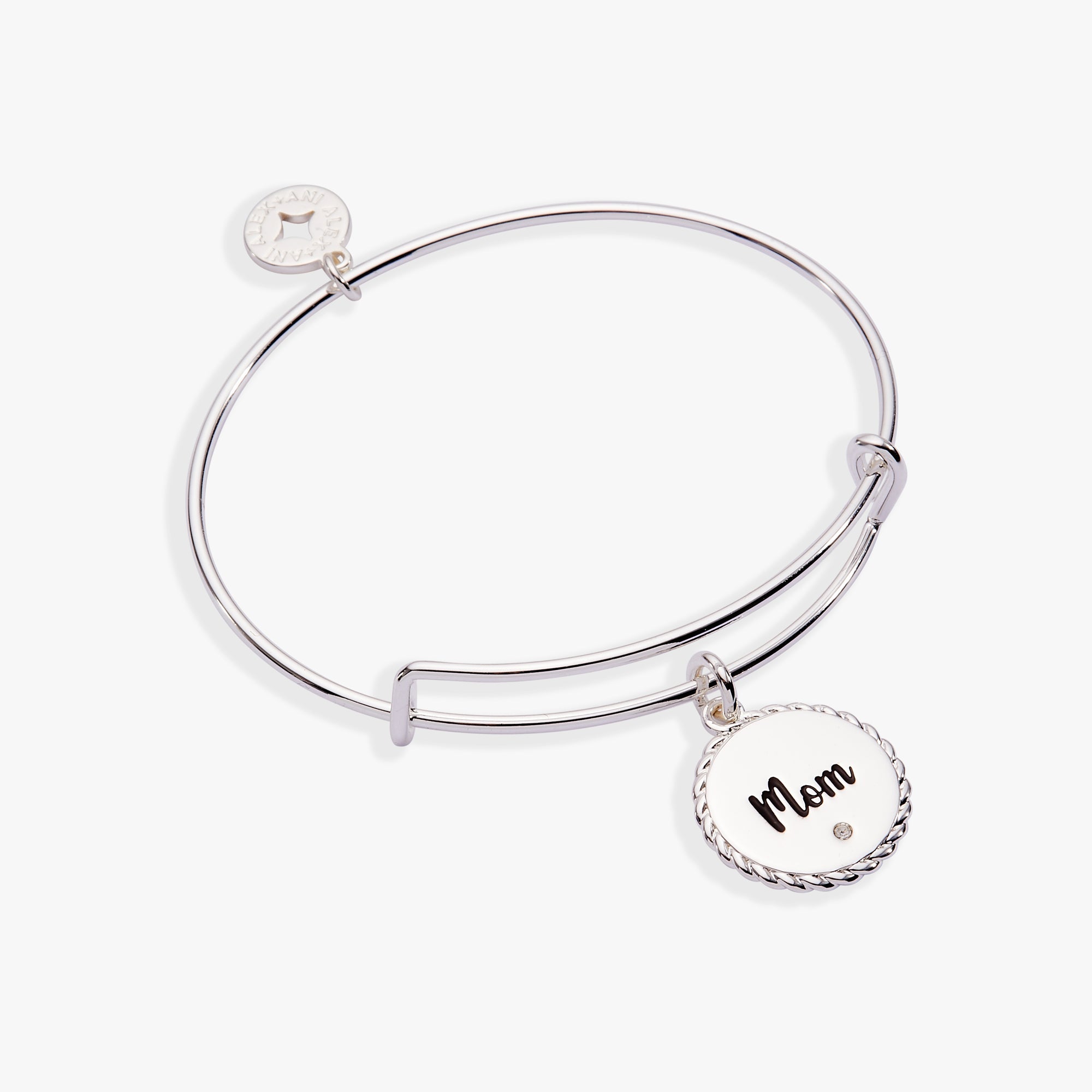 Mom 'Bonded By Love, Connected For Life' Charm Bangle - Aaria Tees Aaria Tees