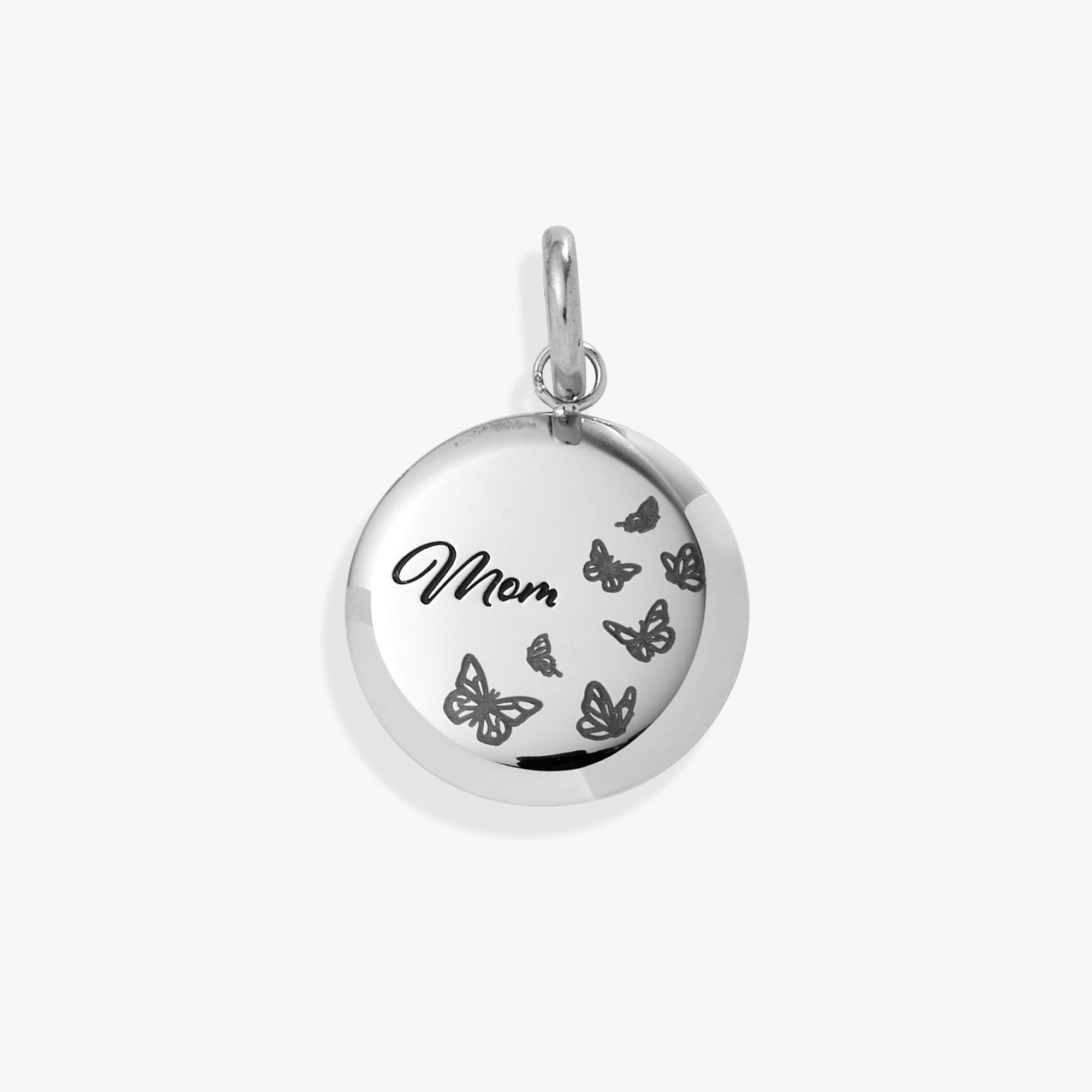 Mom Butterfly Disc Charm - Aaria Tees Aaria Tees
