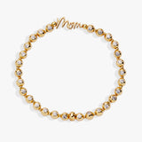 Mom Elongated Crystal Stretch Bracelet - Aaria Tees Aaria Tees