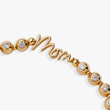 Mom Elongated Crystal Stretch Bracelet - Aaria Tees Aaria Tees