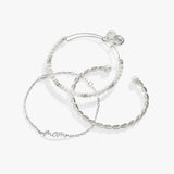 Mom Script Bracelet, Set of 3 - Aaria Tees Aaria Tees