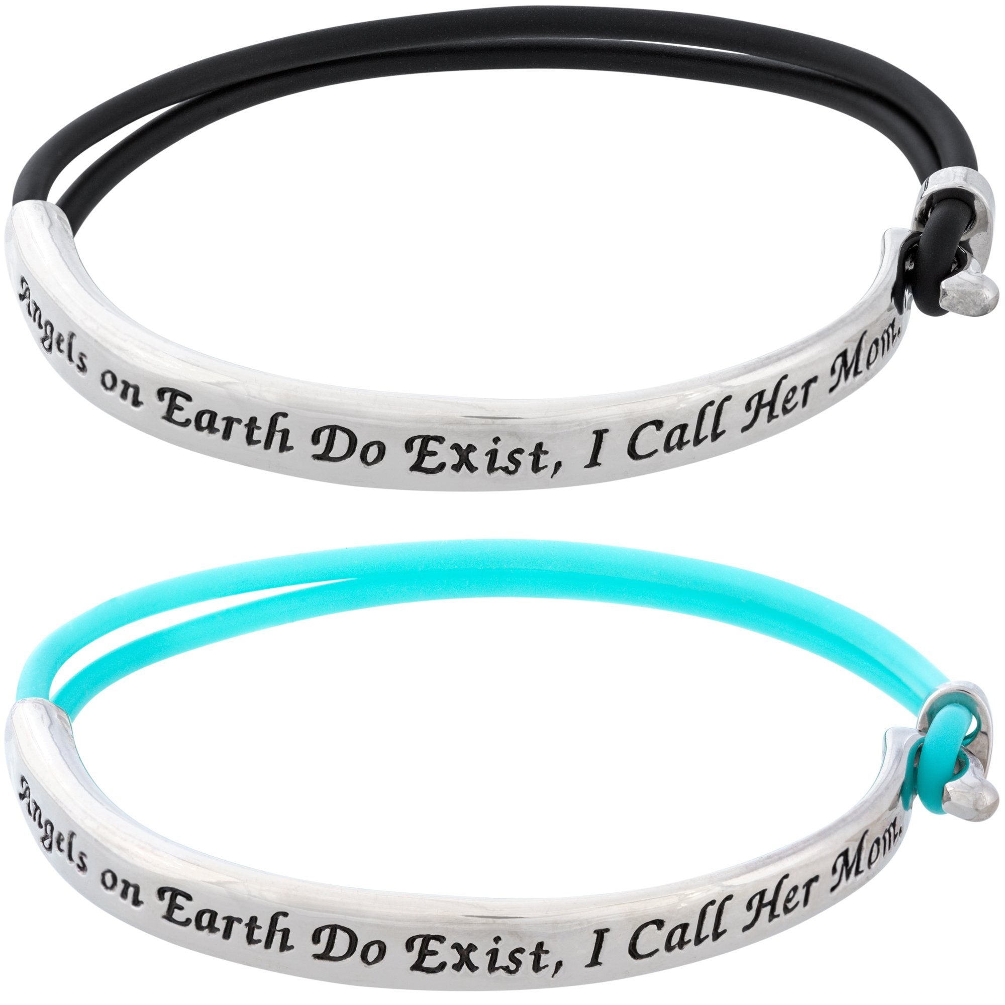 Moms are Angels on Earth Bracelet - Aaria Tees Aaria Tees