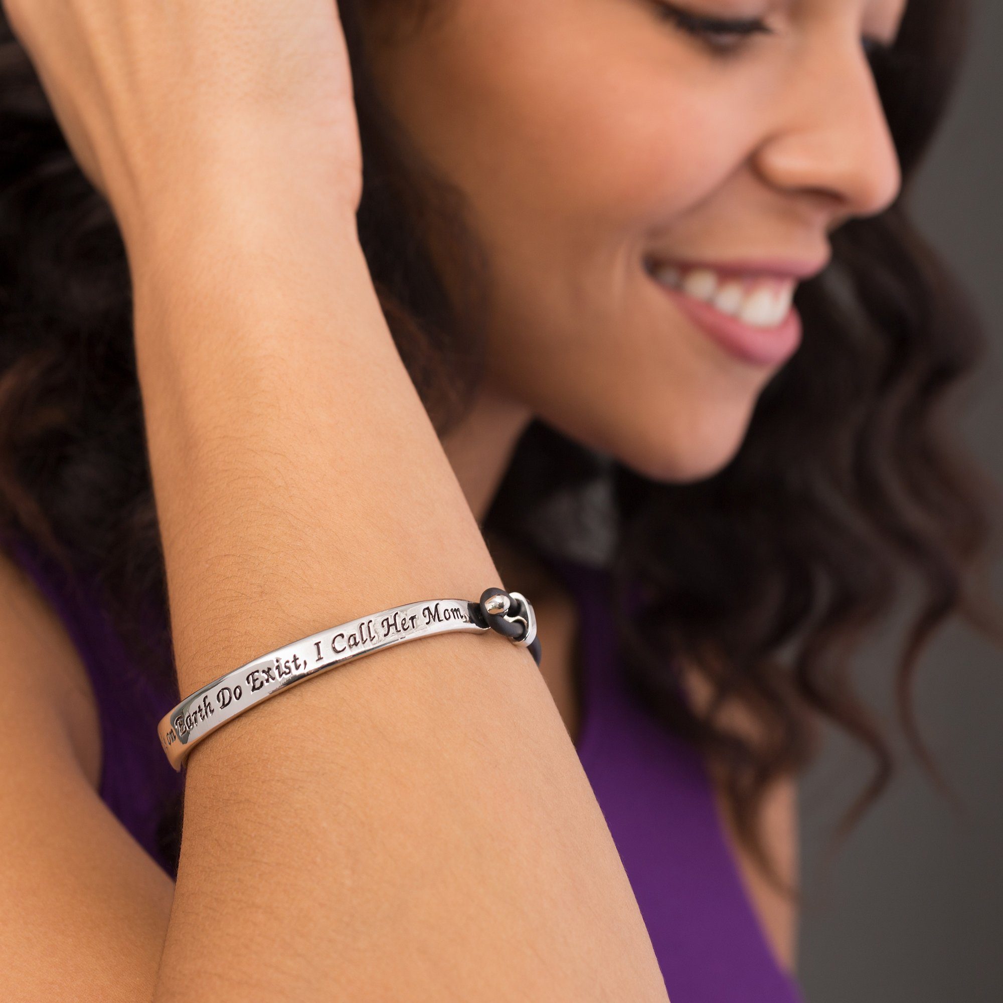 Moms are Angels on Earth Bracelet - Aaria Tees Aaria Tees