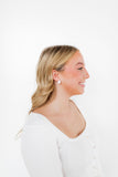 Monica Pearl Stud - White - Aaria Tees Aaria Tees