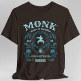Monk Class Vintage Label T-Shirt - Aaria Tees Aaria Tees