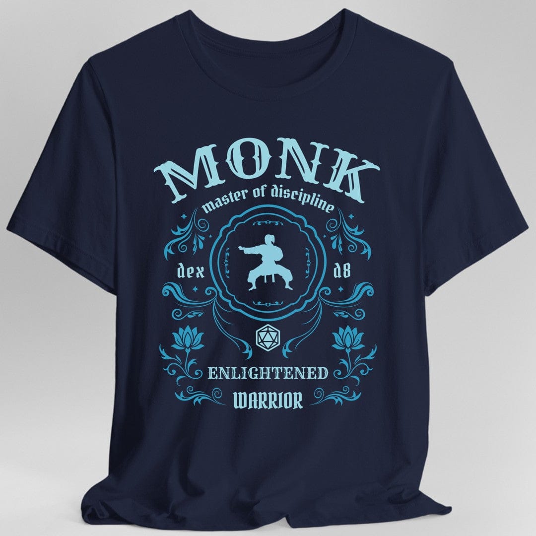 Monk Class Vintage Label T-Shirt - Aaria Tees Aaria Tees