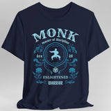Monk Class Vintage Label T-Shirt - Aaria Tees Aaria Tees