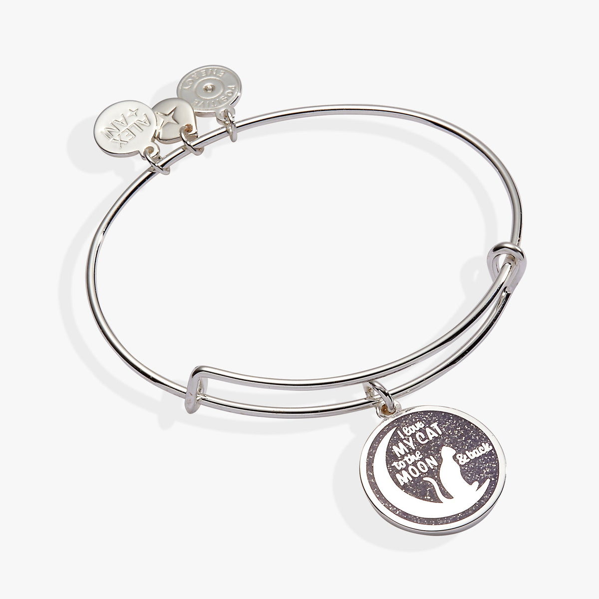 'Love My Cat to the Moon and Back' Bangle - Aaria Tees