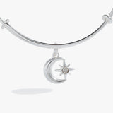 Star and Moon Charm Bangle - Aaria Tees Aaria Tees