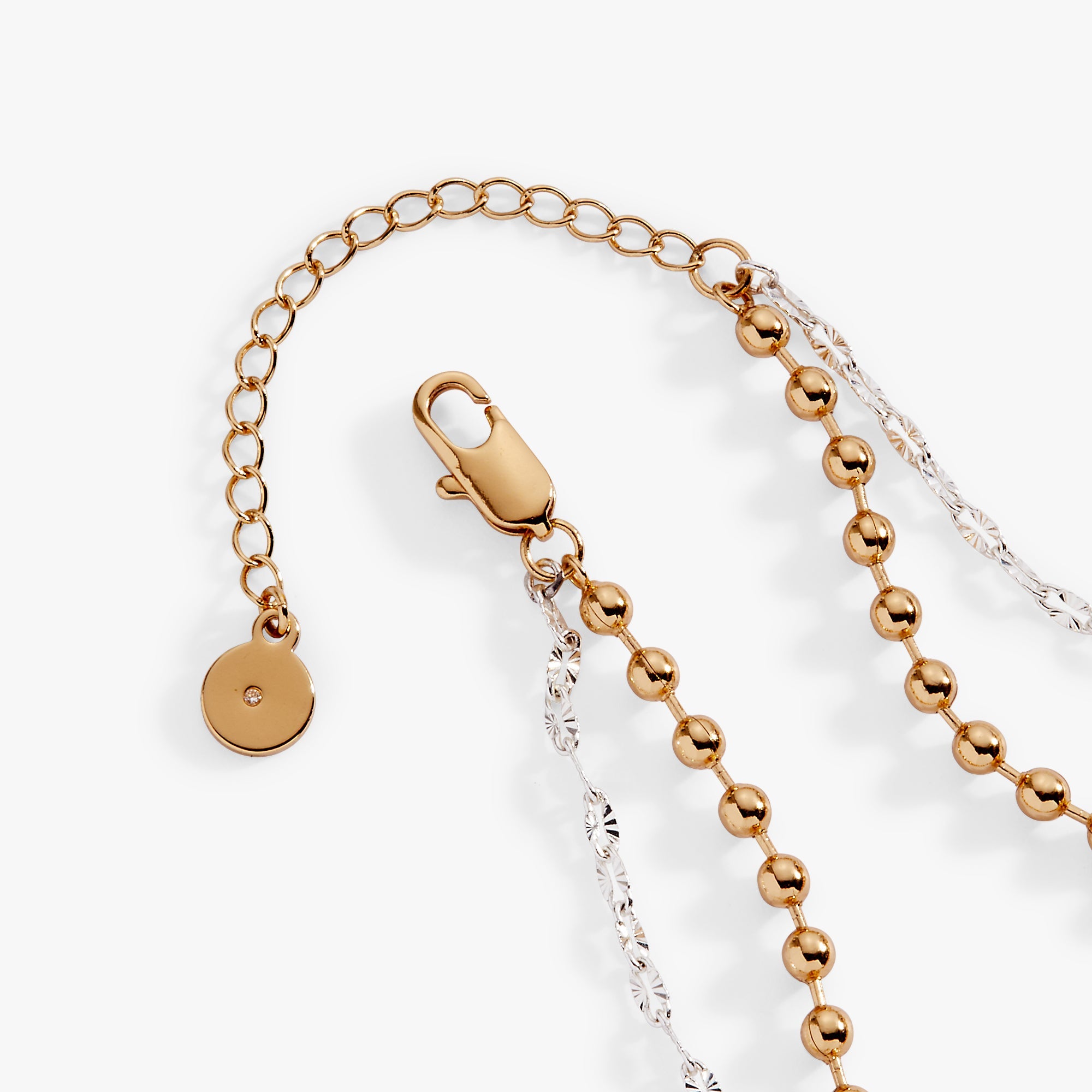 Moon Magic 2 Row Charm Bracelet - Aaria Tees Aaria Tees