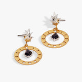 Moon Phase Statement Earring - Aaria Tees Aaria Tees
