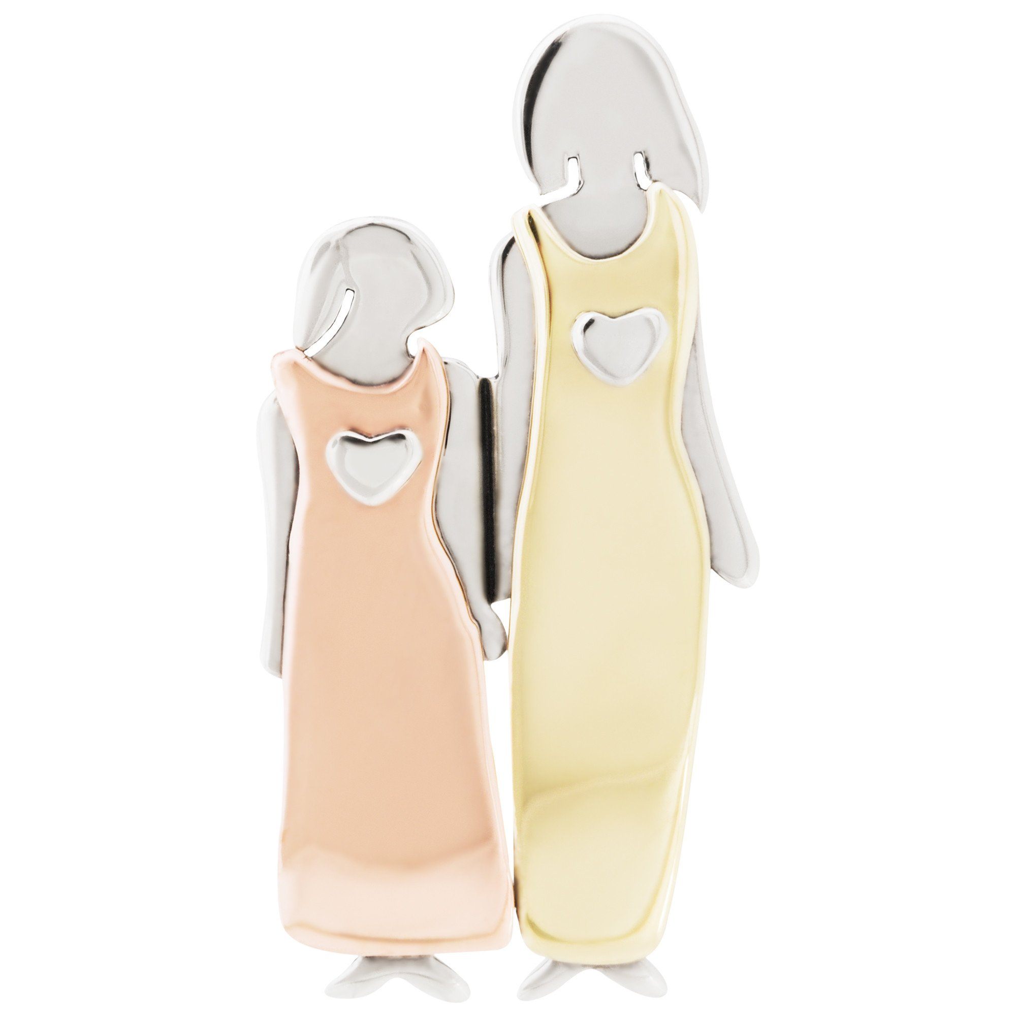 Mother & Daughter Love Mixed Metal Pin - Aaria Tees Aaria Tees