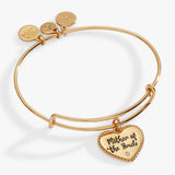 Mother of the Bride Heart Bangle - Aaria Tees Aaria Tees