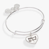 Mother of the Bride Heart Bangle - Aaria Tees Aaria Tees