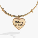 Mother of the Bride Heart Bangle - Aaria Tees Aaria Tees