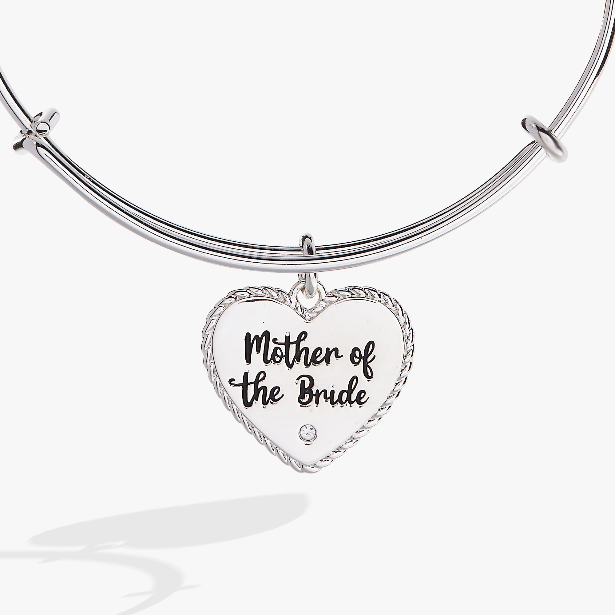 Mother of the Bride Heart Bangle - Aaria Tees Aaria Tees