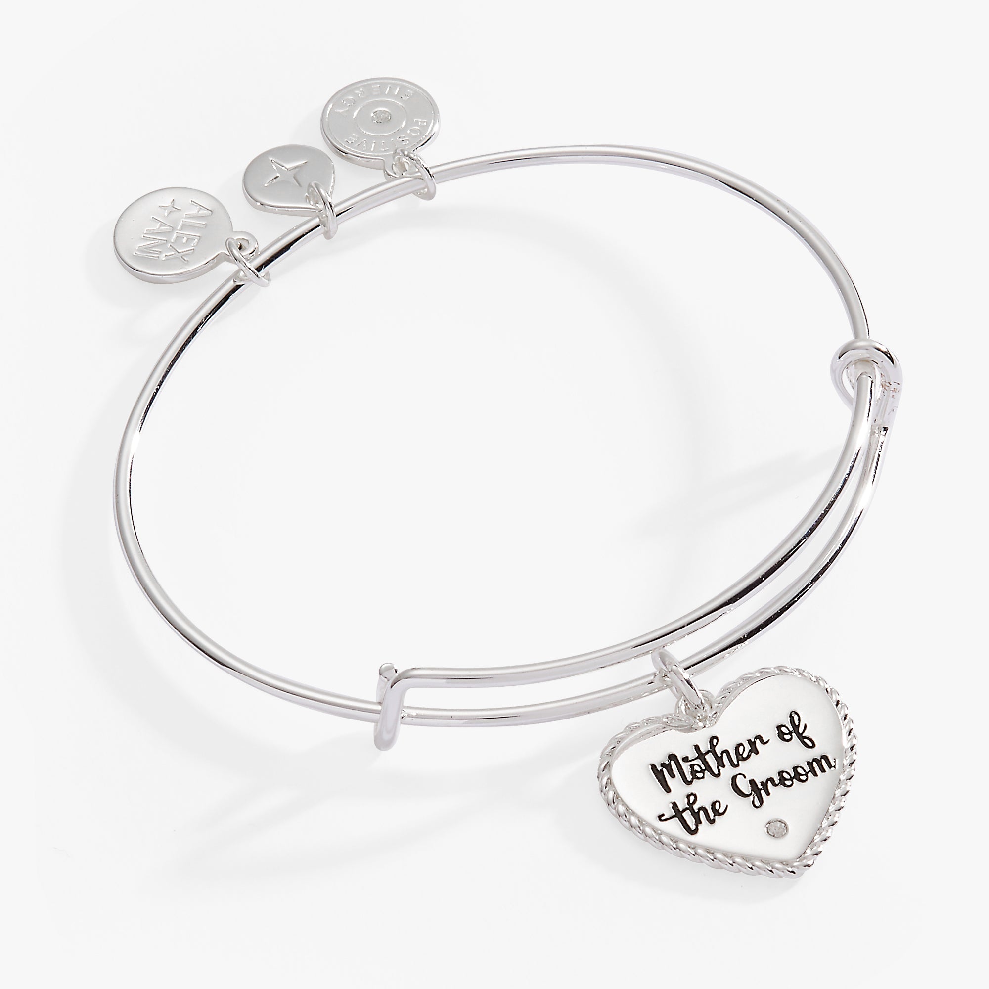 Mother of the Groom Heart Bangle - Aaria Tees Aaria Tees