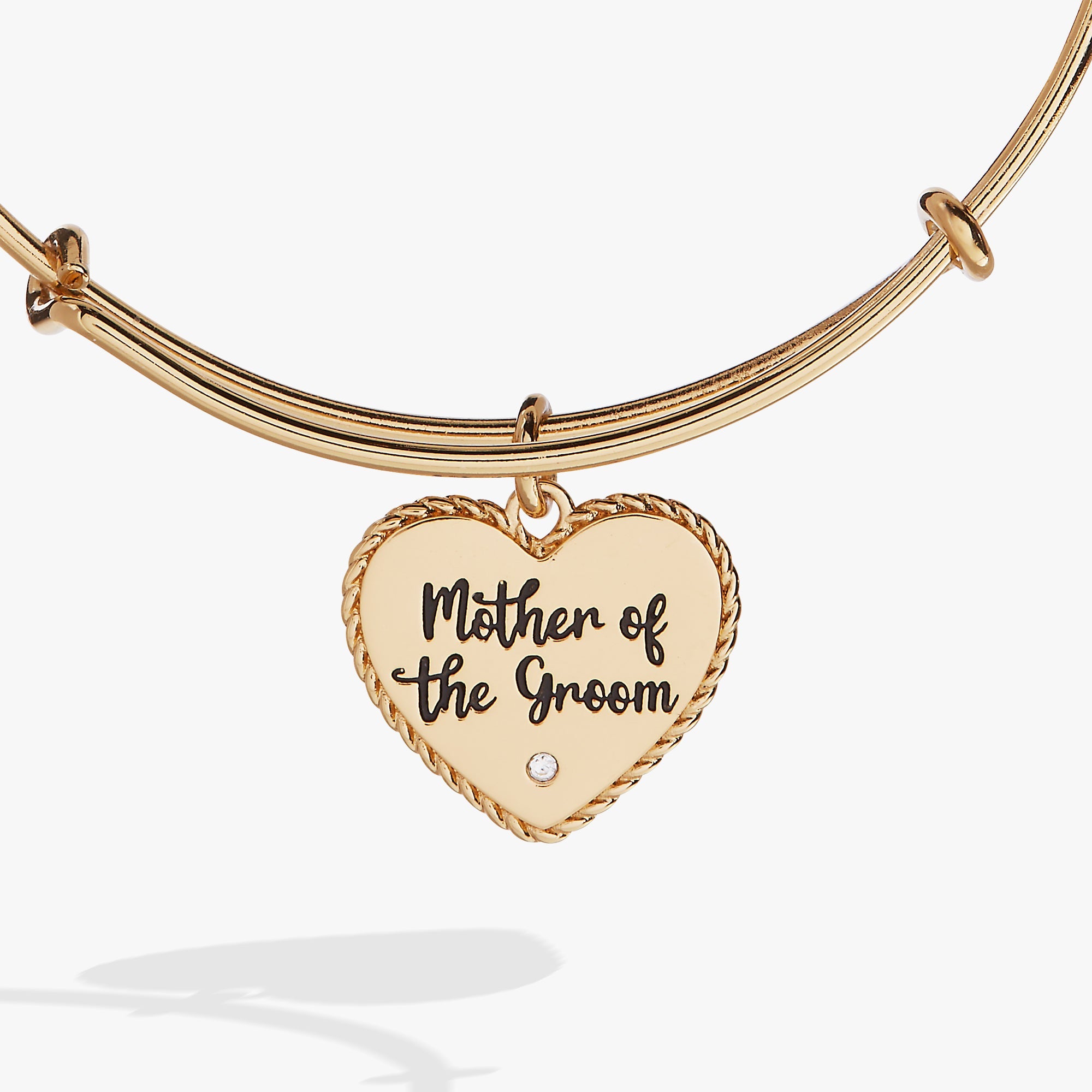 Mother of the Groom Heart Bangle - Aaria Tees Aaria Tees