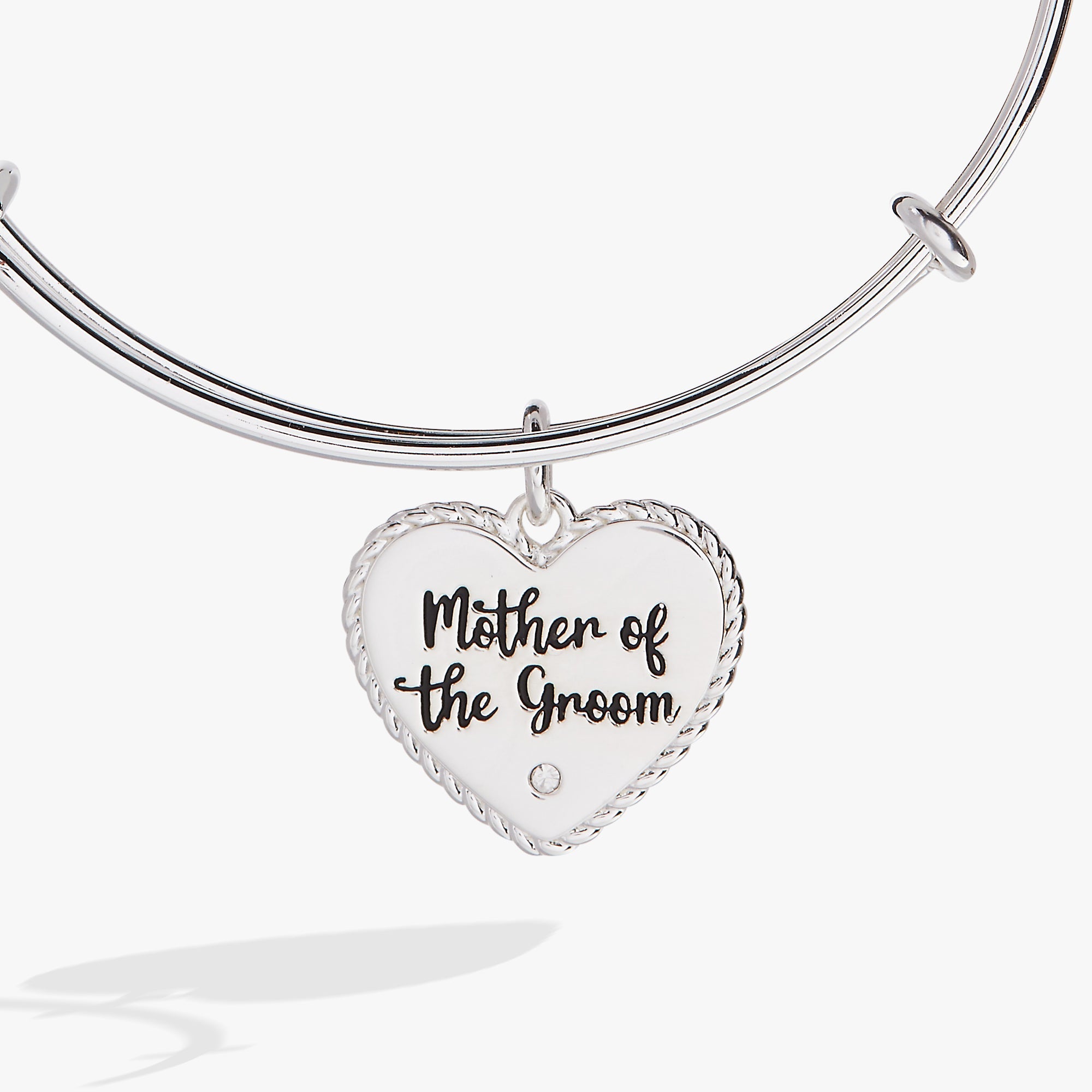 Mother of the Groom Heart Bangle - Aaria Tees Aaria Tees