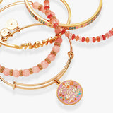 'Mom Is Just Wow Upside Down' Bangle Set of 5 - Aaria Tees Aaria Tees