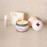 Motivational Compass Necklace Spa Gift Box Set - Aaria Tees Aaria Tees