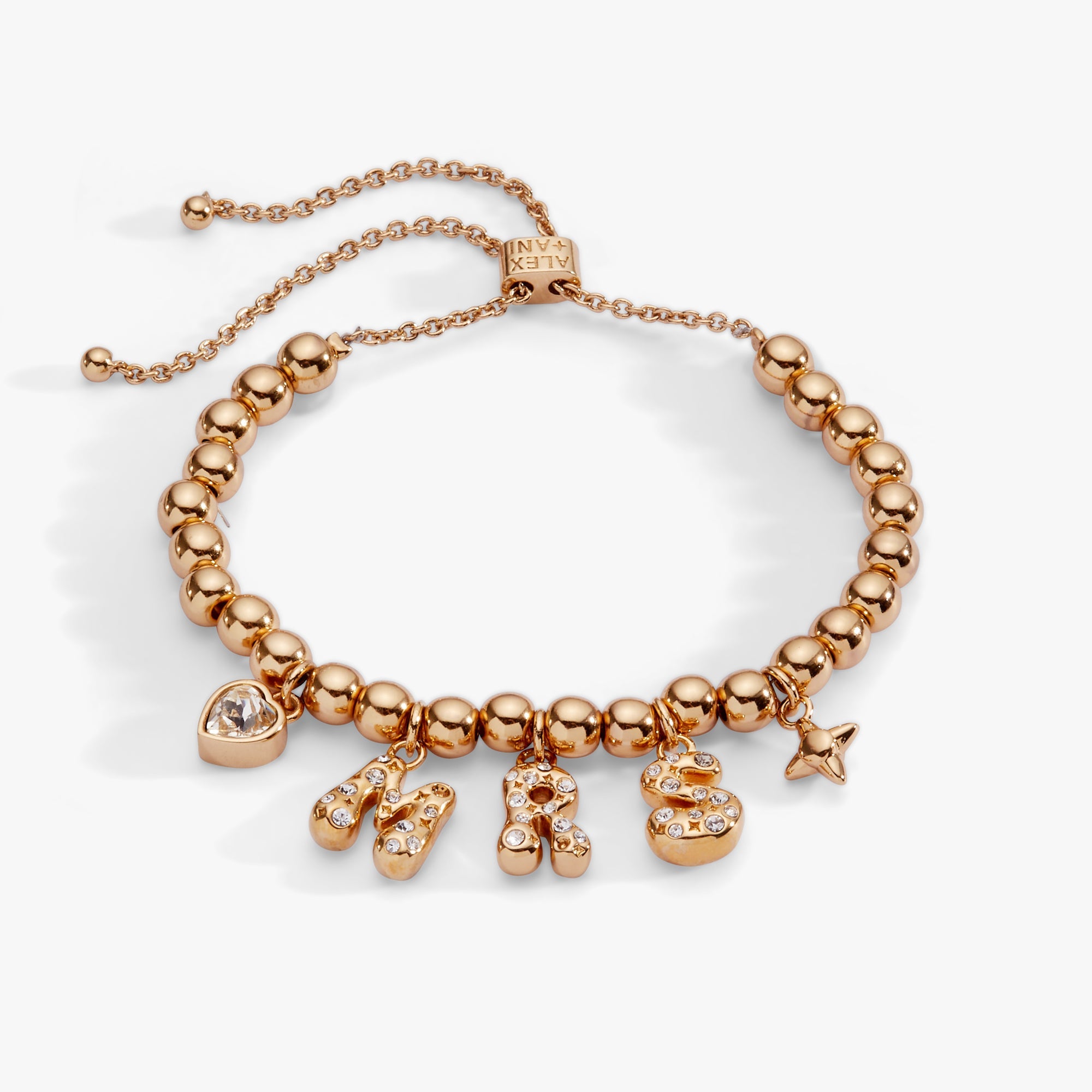 'Mrs" Beaded Bubble Bolo Bracelet - Aaria Tees Aaria Tees