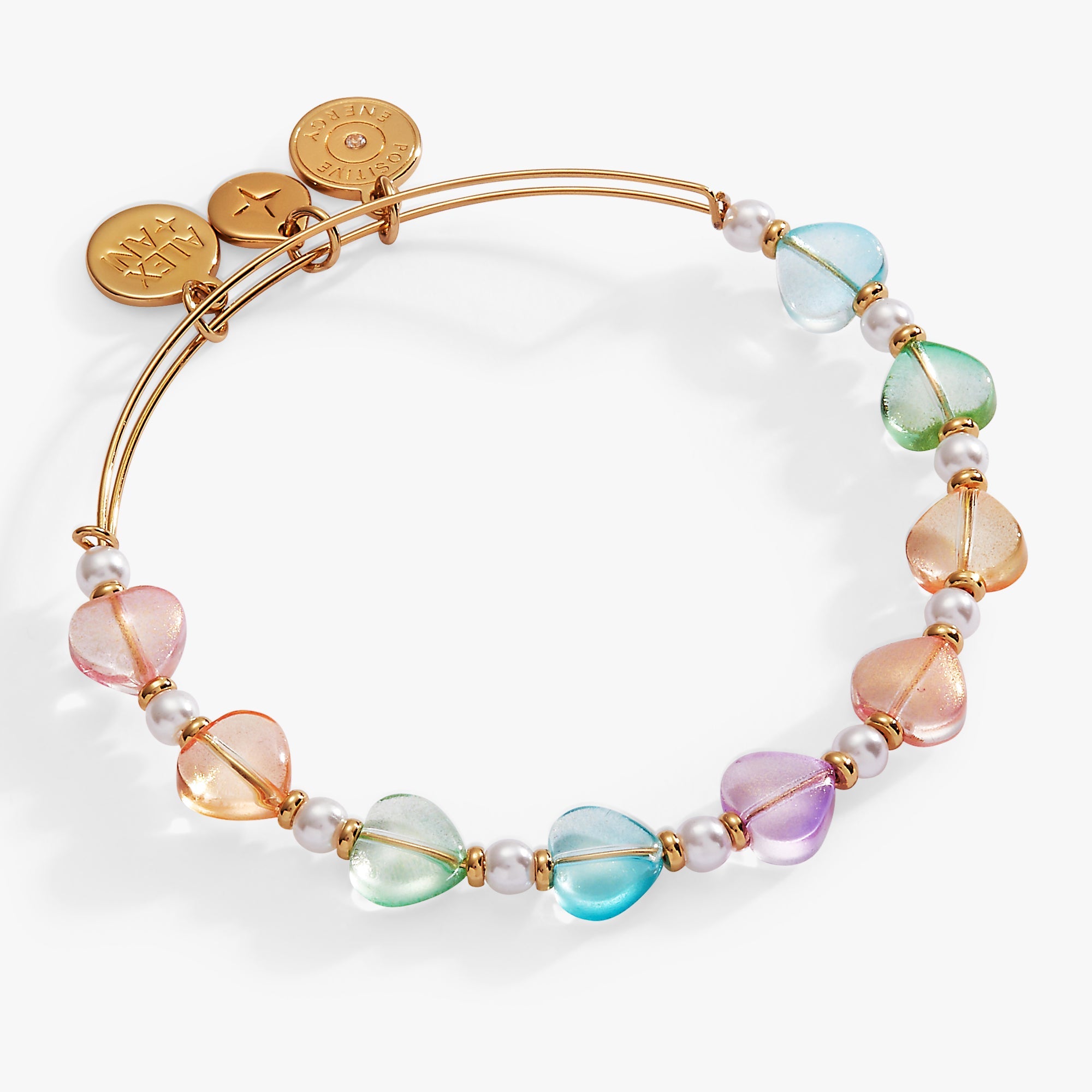 Colorful Heart Beaded Bangle - Aaria Tees Aaria Tees