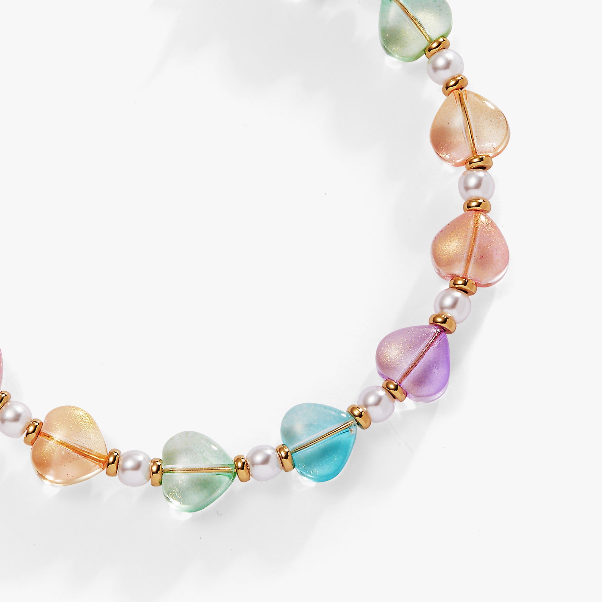Colorful Heart Beaded Bangle - Aaria Tees Aaria Tees