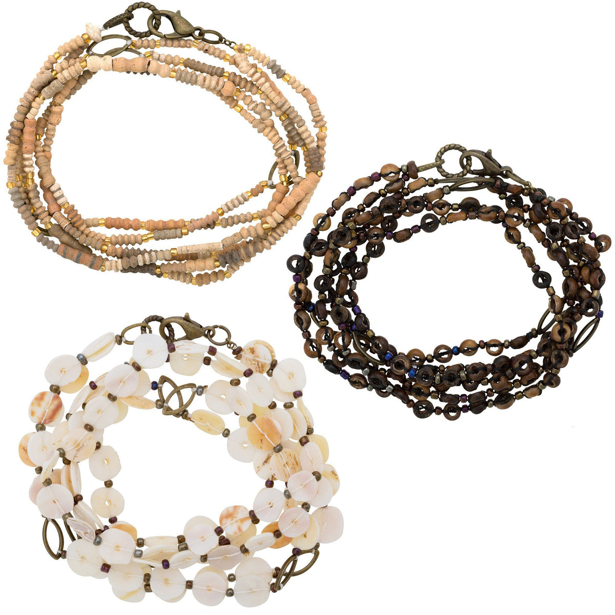 Muse Y Necklace & Wrap Bracelet - Aaria Tees