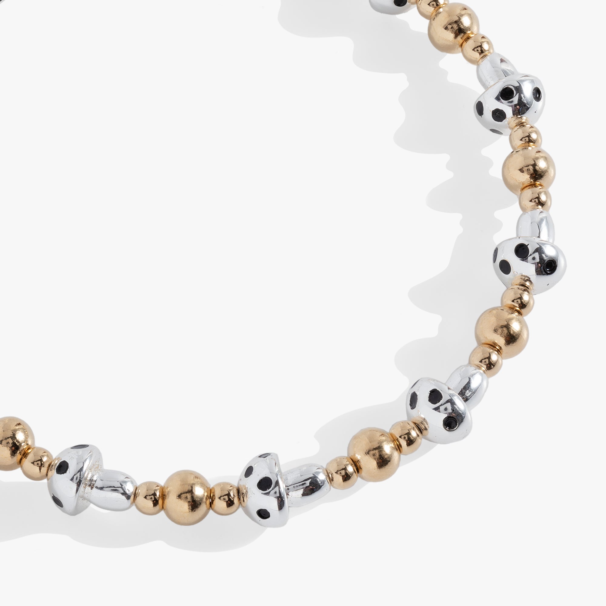 Mushroom Beaded Bangle - Aaria Tees Aaria Tees