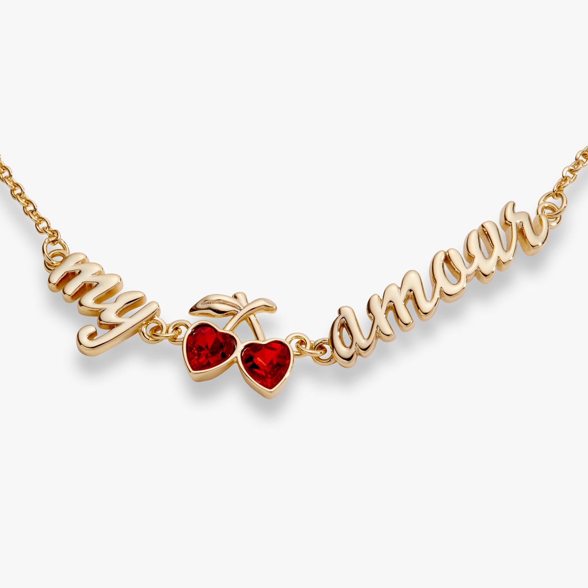'My Cherry Amour' In-Line Chain Bracelet - Aaria Tees Aaria Tees