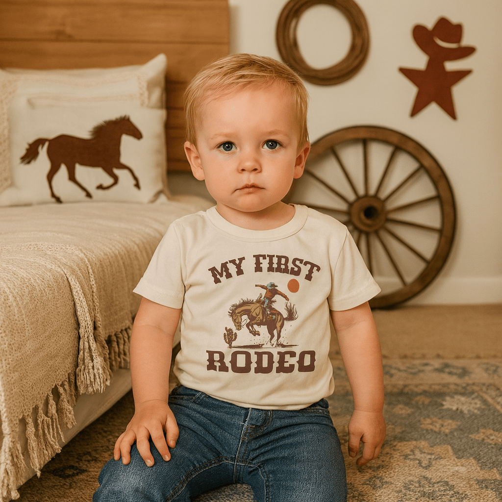 graphic tee | my first rodeo - Aaria Tees Aaria Tees