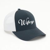 Embroidered Wifey Trucker Hat – Classic Mesh Cap for Wedding or Anniversary - Aaria Tees Aaria Tees