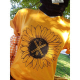 Newton Flag Sunflower Unisex Tee - Aaria Tees Aaria Tees