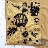 Newton Groovy Mustard Comfort Colors Long Sleeve Tee - Aaria Tees Aaria Tees