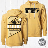 Newton Railers Adult Harvest Gold Raglan Hoodie - Aaria Tees Aaria Tees
