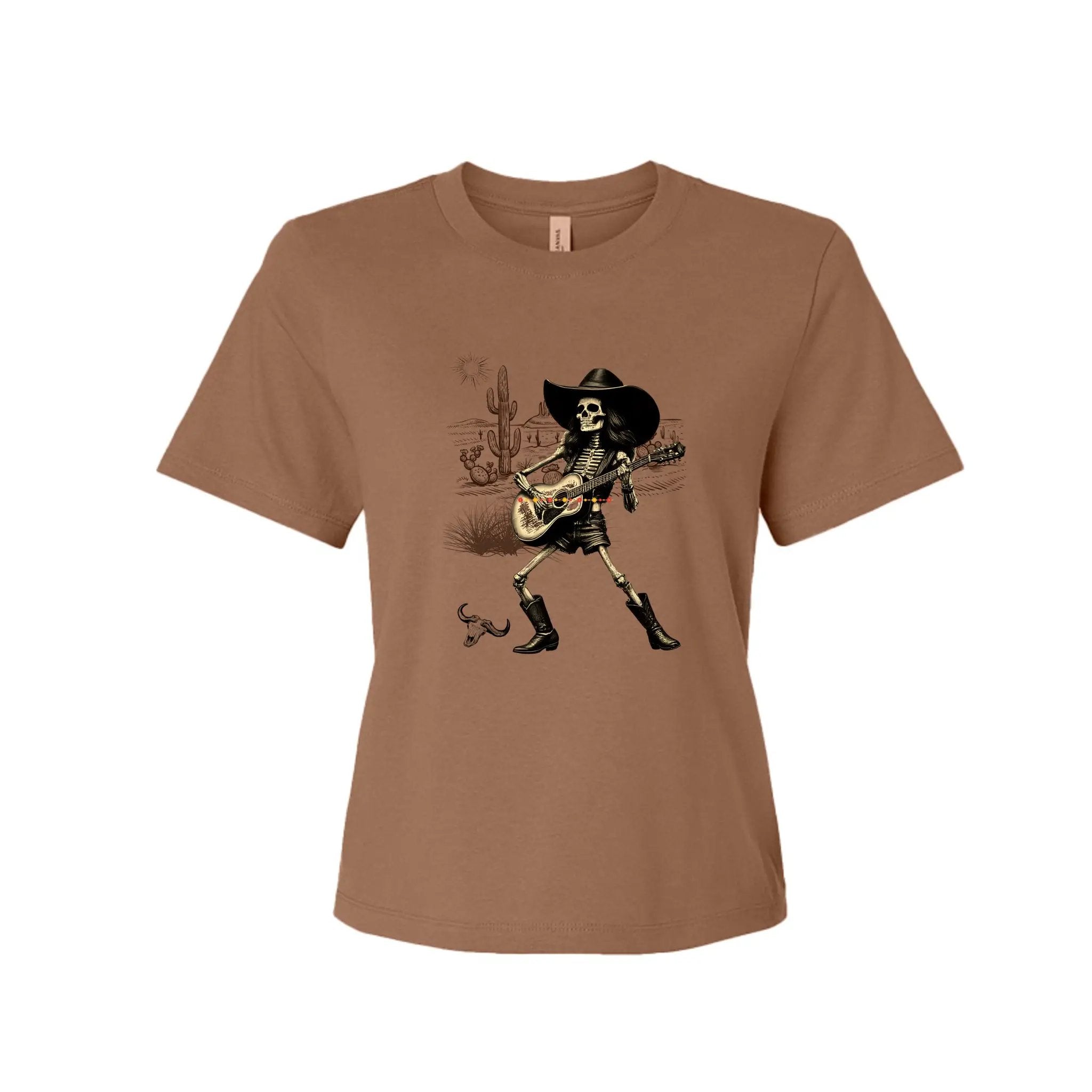 Dessert Ghost Women's Halloween Heavyweight Tee - Aaria Tees Aaria Tees