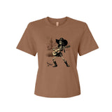 Dessert Ghost Women's Halloween Heavyweight Tee - Aaria Tees Aaria Tees