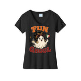 Fun Ghoul Lady Halloween Graphic Tee - Aaria Tees Aaria Tees