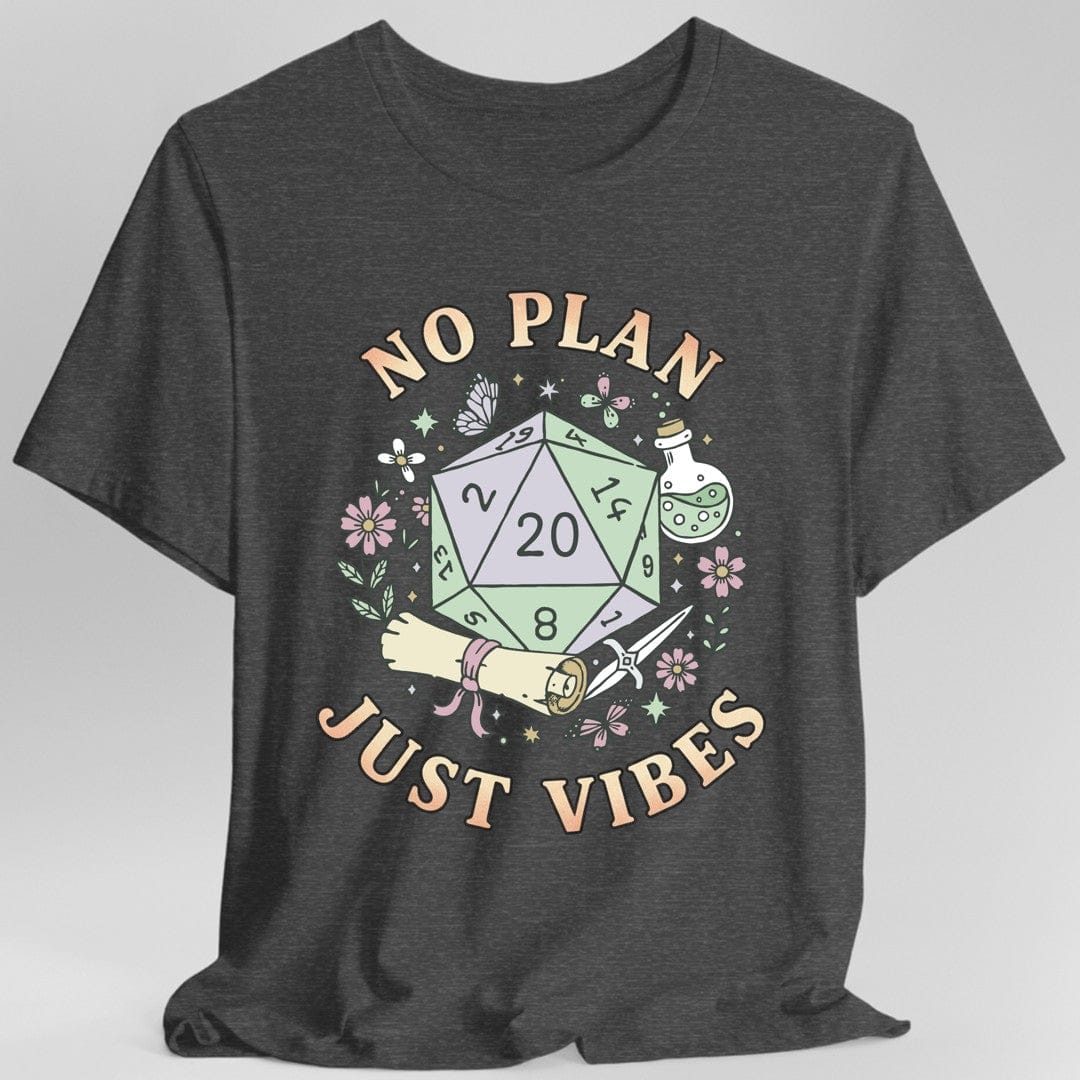 No Plan Just Vibes D&D T-Shirt - Aaria Tees Aaria Tees