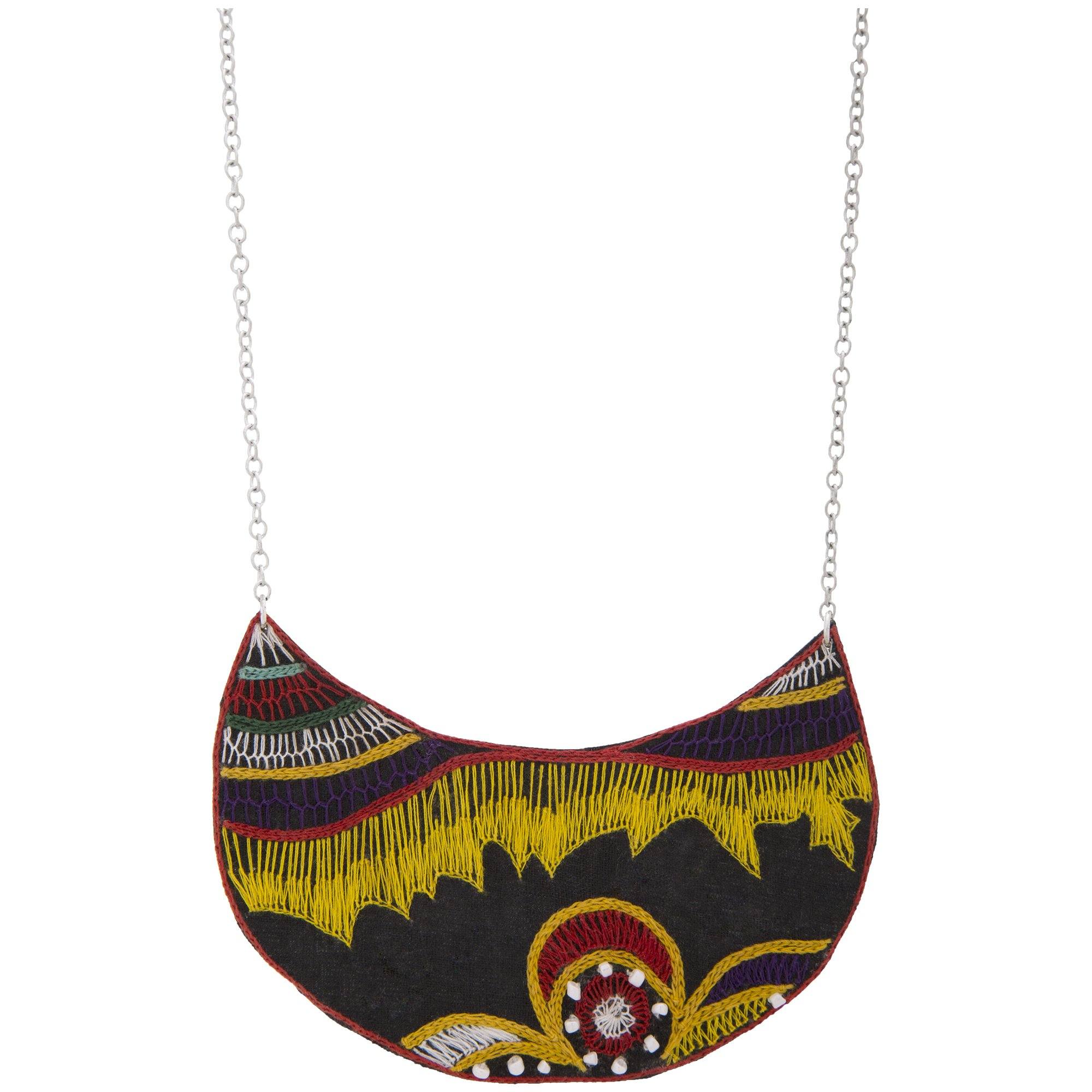 Nomad Heritage Crescent Necklace - Aaria Tees Aaria Tees