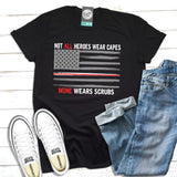Not All Heroes Wear Capes - Unisex Tee - Aaria Tees Aaria Tees