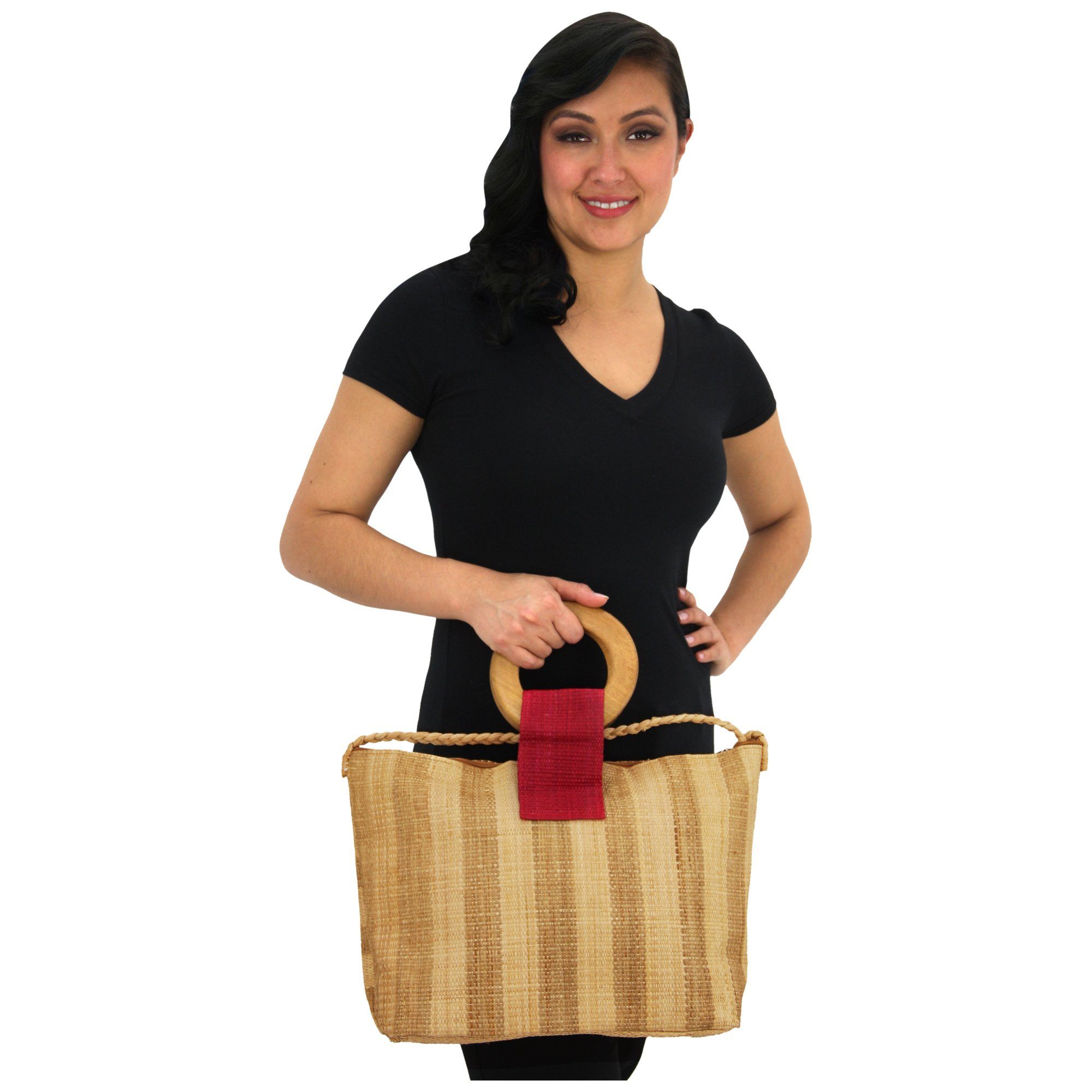 Nova Raffia Bag - Aaria Tees Aaria Tees