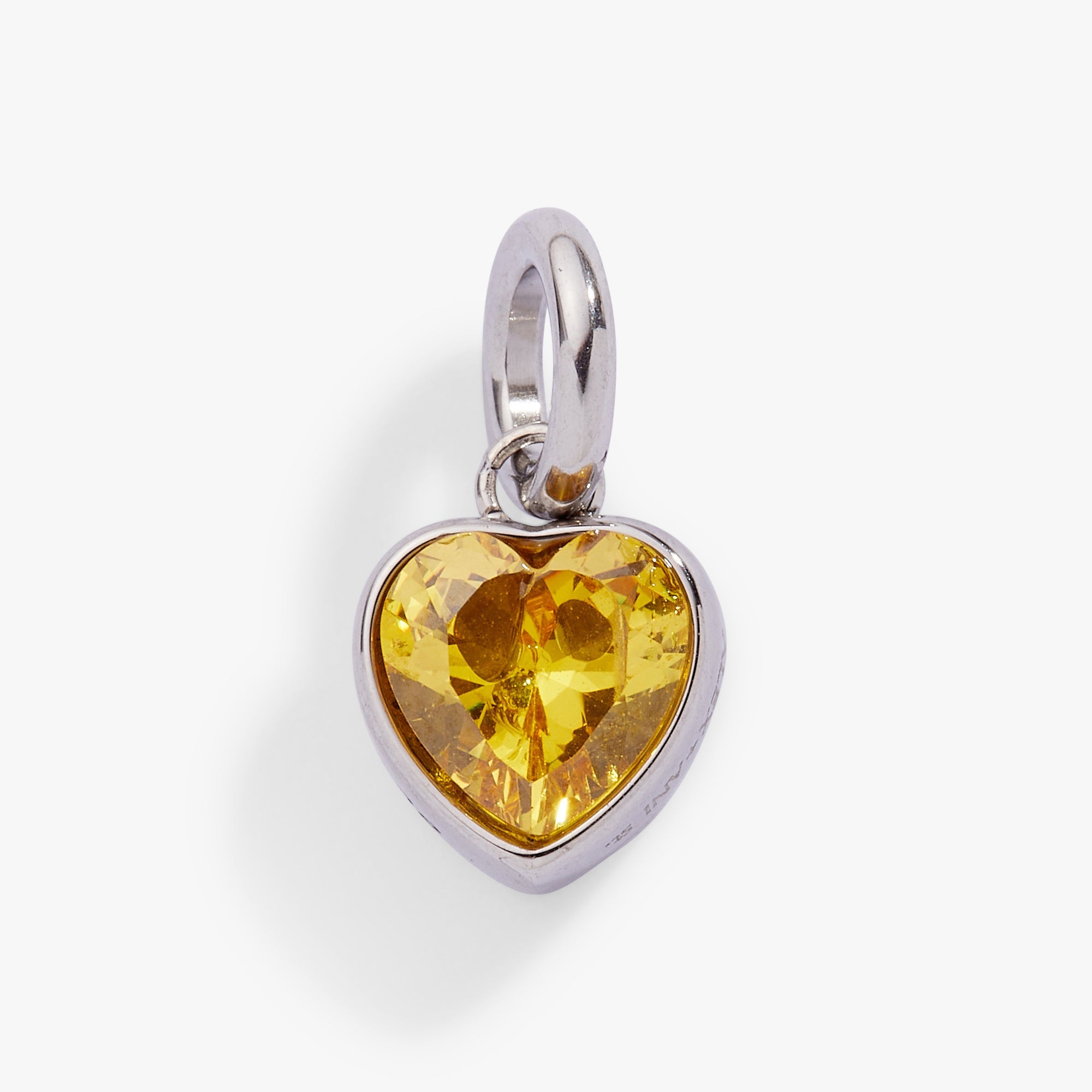 November 'Balance' Heart Birthstone Charm - Aaria Tees Aaria Tees