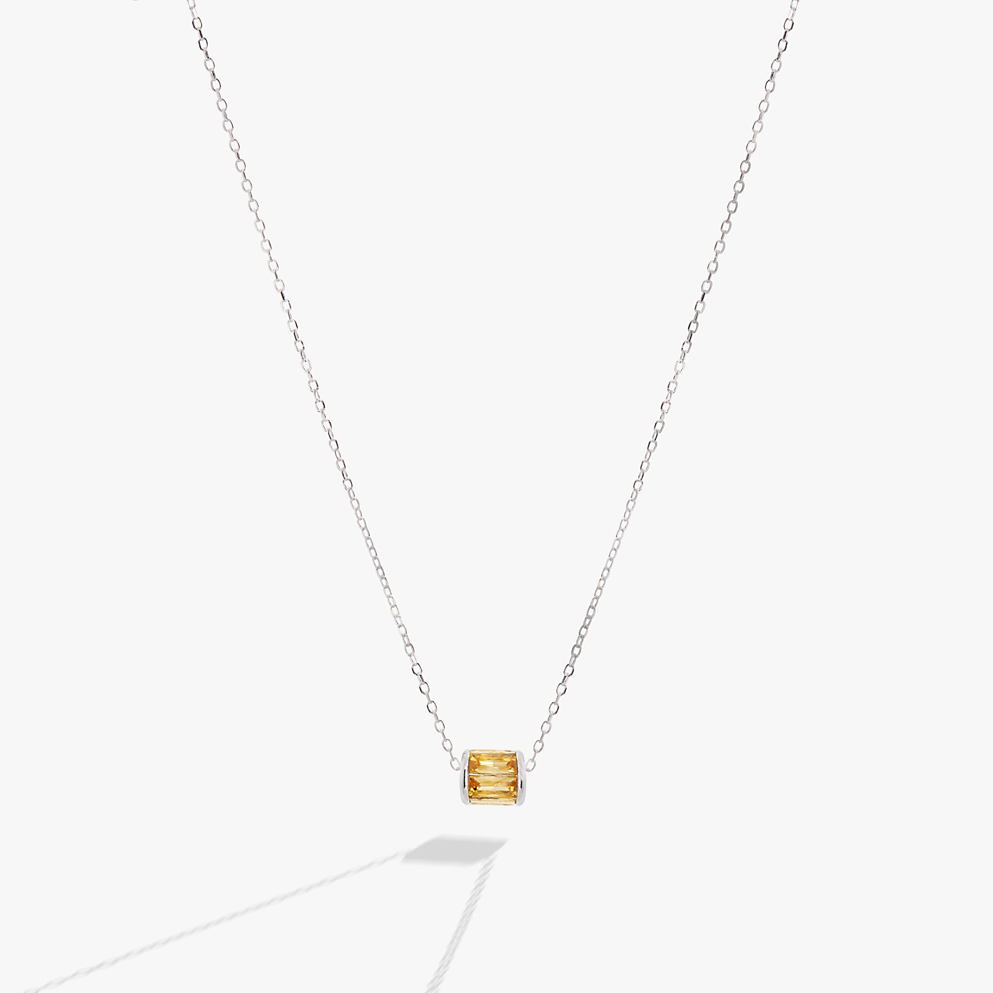 November Birthstone Precious Pendant Necklace - Aaria Tees Aaria Tees