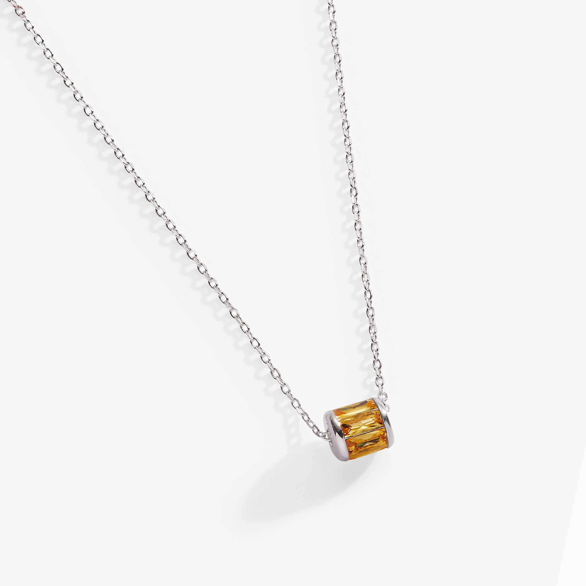 November Birthstone Precious Pendant Necklace - Aaria Tees Aaria Tees