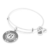 Number 6 Charm Bangle Bracelet | Healing, Supportive, and Love - Aaria Tees Aaria Tees