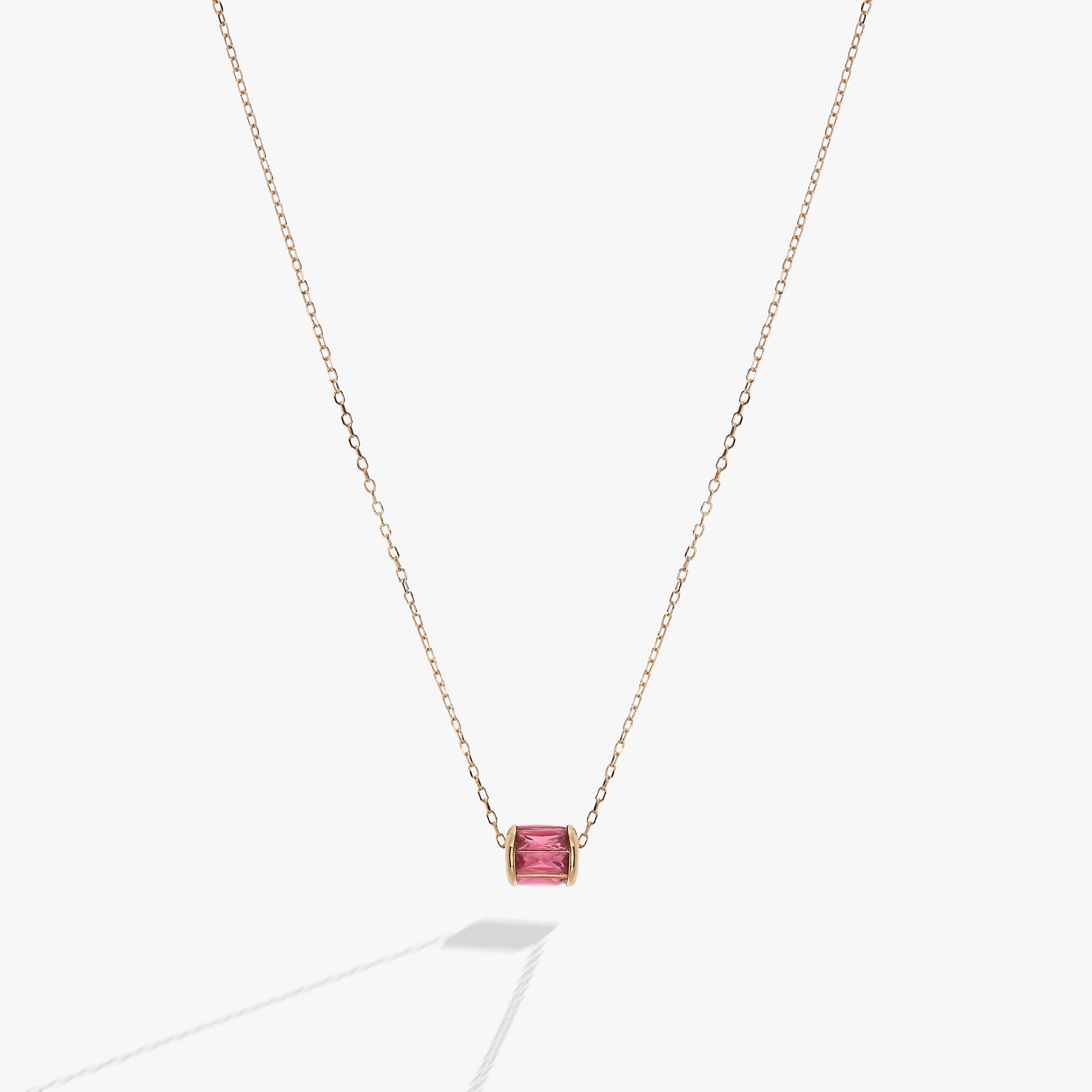 October Birthstone Precious Pendant Necklace - Aaria Tees Aaria Tees