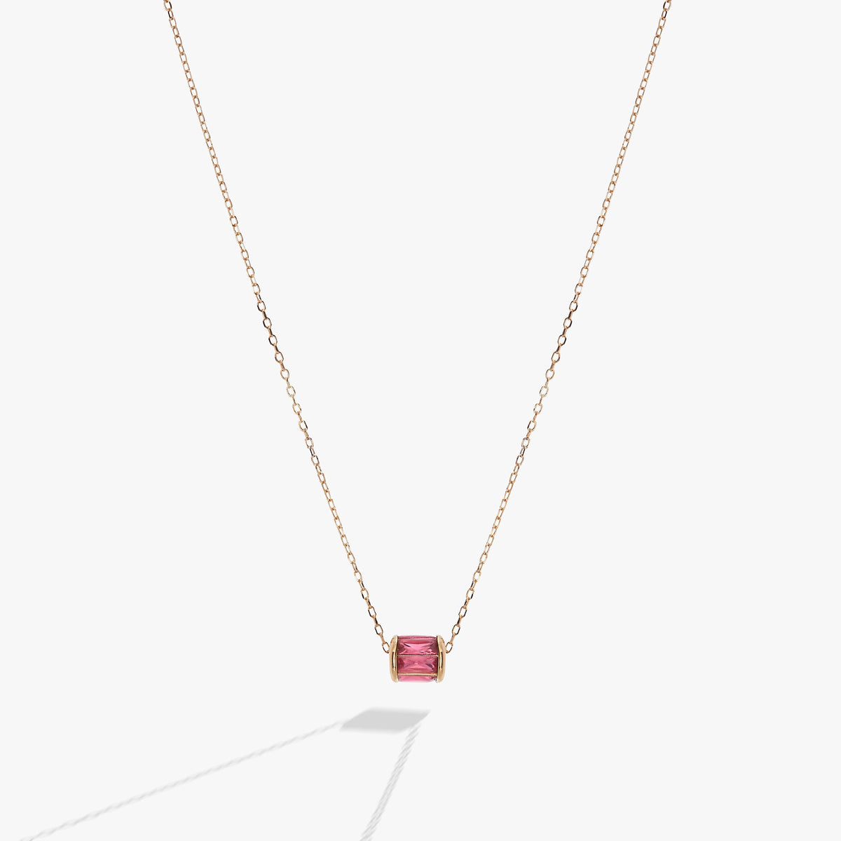 October Birthstone Precious Pendant Necklace - Aaria Tees