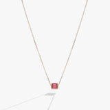 October Birthstone Precious Pendant Necklace - Aaria Tees Aaria Tees